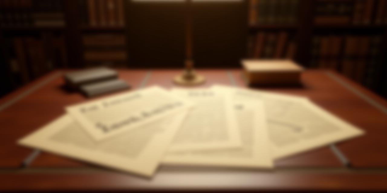 Australian Constitution documents on mahogany desk
